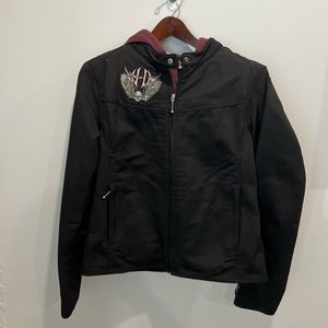 Authentic HARLEY-DAVIDSON jacket with removable liner.